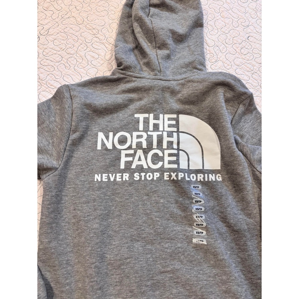 The North Face Womens Evo Throwback Hoodie Grey Heather Size XS - Picture 4 of 5
